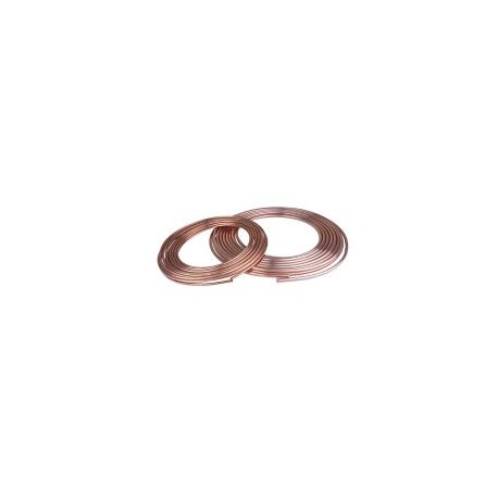 Tubo flexible 1/2 15.24m cobre para gas