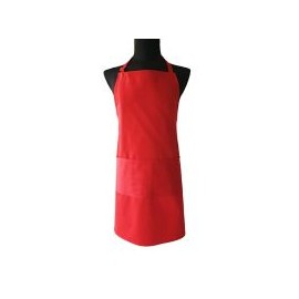 Mandil gabardina sanforizado rojo