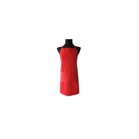Mandil gabardina sanforizado rojo