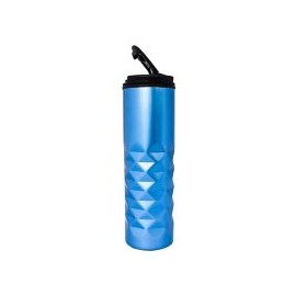 Termo plástico doble pared 400ml colores surtidos