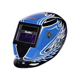 Careta fotosensible azul