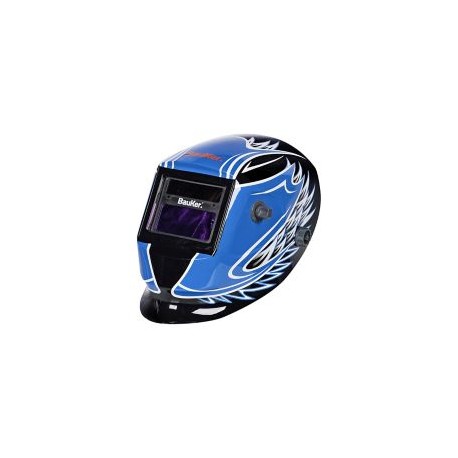 Careta fotosensible azul