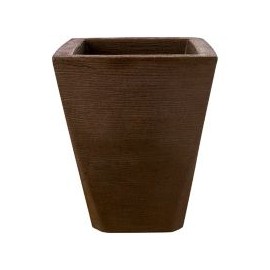 Maceta trapecio 43 x 34 cm óxido