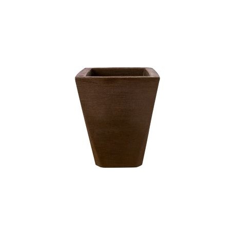 Maceta trapecio 43 x 34 cm óxido