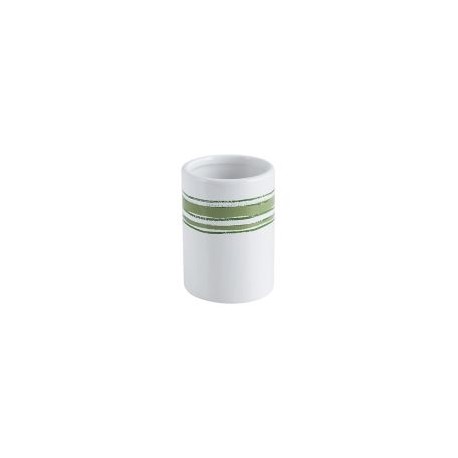 Vaso de baño raya verde