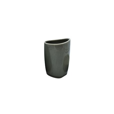 Vaso para baño cerámica gris