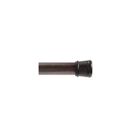 Cortinero de baño extensible 107x183 cm bronce