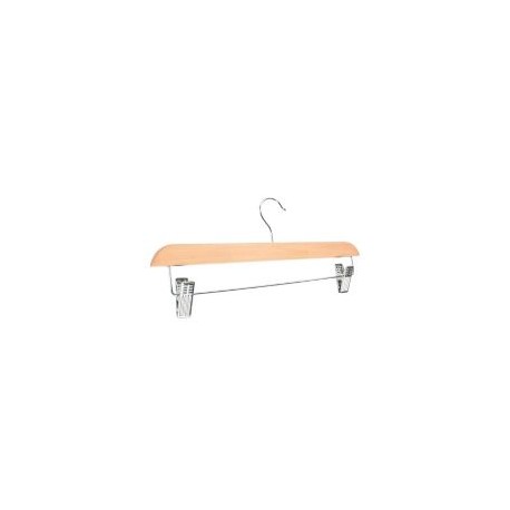 Gancho con pinzas para faldas de madera
