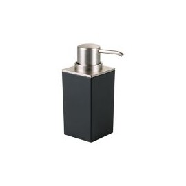 Dispensador de jabón Clarity negro cromo