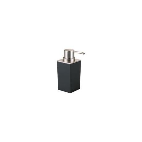 Dispensador de jabón Clarity negro cromo
