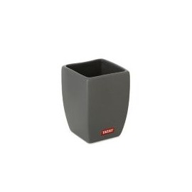 Vaso de baño Thai gris de cerámica
