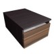 Cajonera con 1 compartimento 40 cm Chocolate