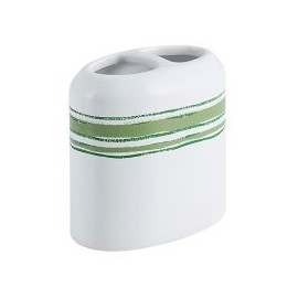 Portacepillo raya verde