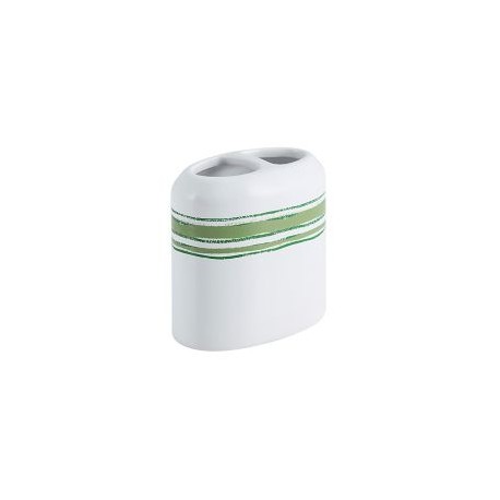 Portacepillo raya verde