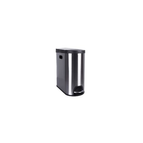 Basurero rectangular cierre suave 40 L