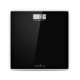 Báscula digital de cristal negra