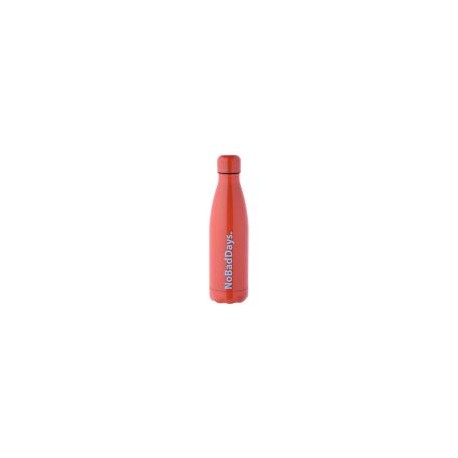 Termo Botella Acero Inoxidable 500 naranja No Bad Days