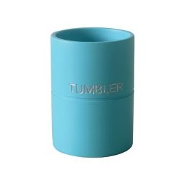 Vaso de baño Letras turquesa