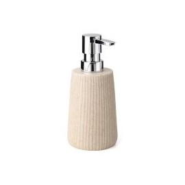 Dispensador de jabón Saigón beige de resina