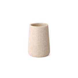 Vaso Saigón beige de resina
