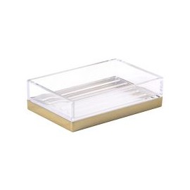 Jabonera Clarity oro