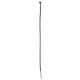 Sujetacable negro 2.5x200mm 25 unidades