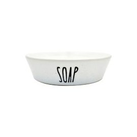 Jabonera De Porcelana Palabras