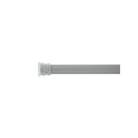 Cortinero de baño extensible 73x110 cm plata