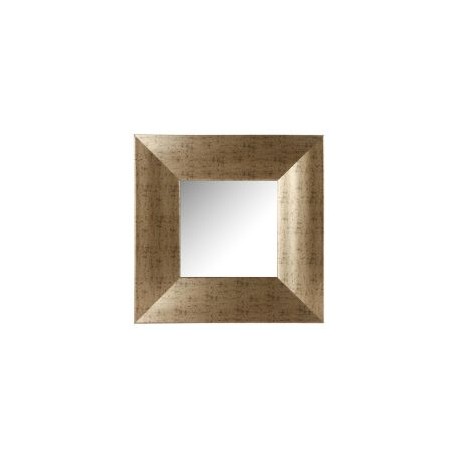 Espejo decorativo dorado 40x40 cm