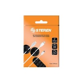 Organizador de cables con adhesivo