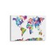 Cuadro El Mundo en Acuarela 75x50