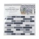 Mosaico autoadherible gris
