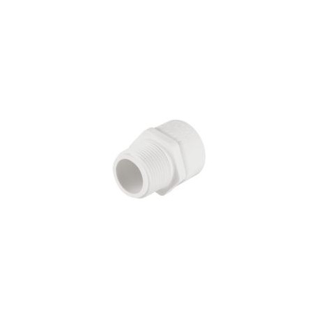 Adaptador macho pvc Ced 40 11/4,  para uso de agua a  presión
