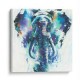 Elefante a pinceladas, canvas 50x50