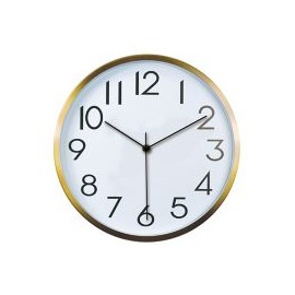 Reloj de pared Cool plata 30cm