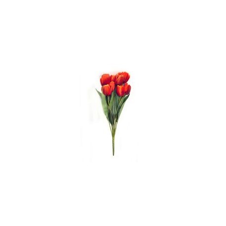 Ramo de 11 tulipanes naranja