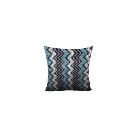 Cojin decorativo Tiffany Pirineos turquesa