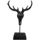 Figura decorativa craneo venado