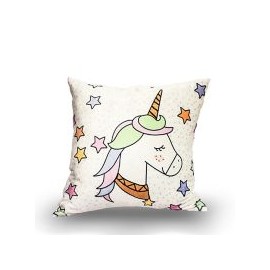 Cojin inf 45x45 unicornio
