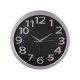 Reloj de pared Tausen negro 33cm