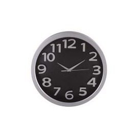 Reloj de pared Tausen negro 33cm