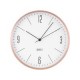 Reloj de pared Classic oro rosa 30cm