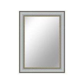 Espejo decorativo plata 78x108 cm