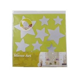 Vinil espejo autoadherible estrellas