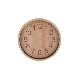 Reloj de pared Wooden natural 29cm