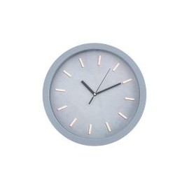Reloj de pared gris 30cm