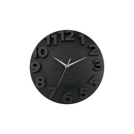 Reloj de pared 3D go negro 50cm