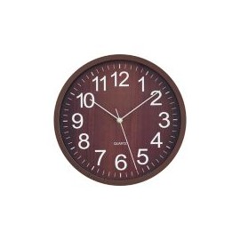 Reloj de pared Wooden oscuro29cm