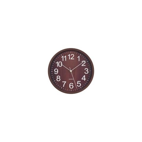 Reloj de pared Wooden oscuro29cm