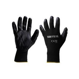 Guante de nylon c/recubrimiento nitrilo T-L